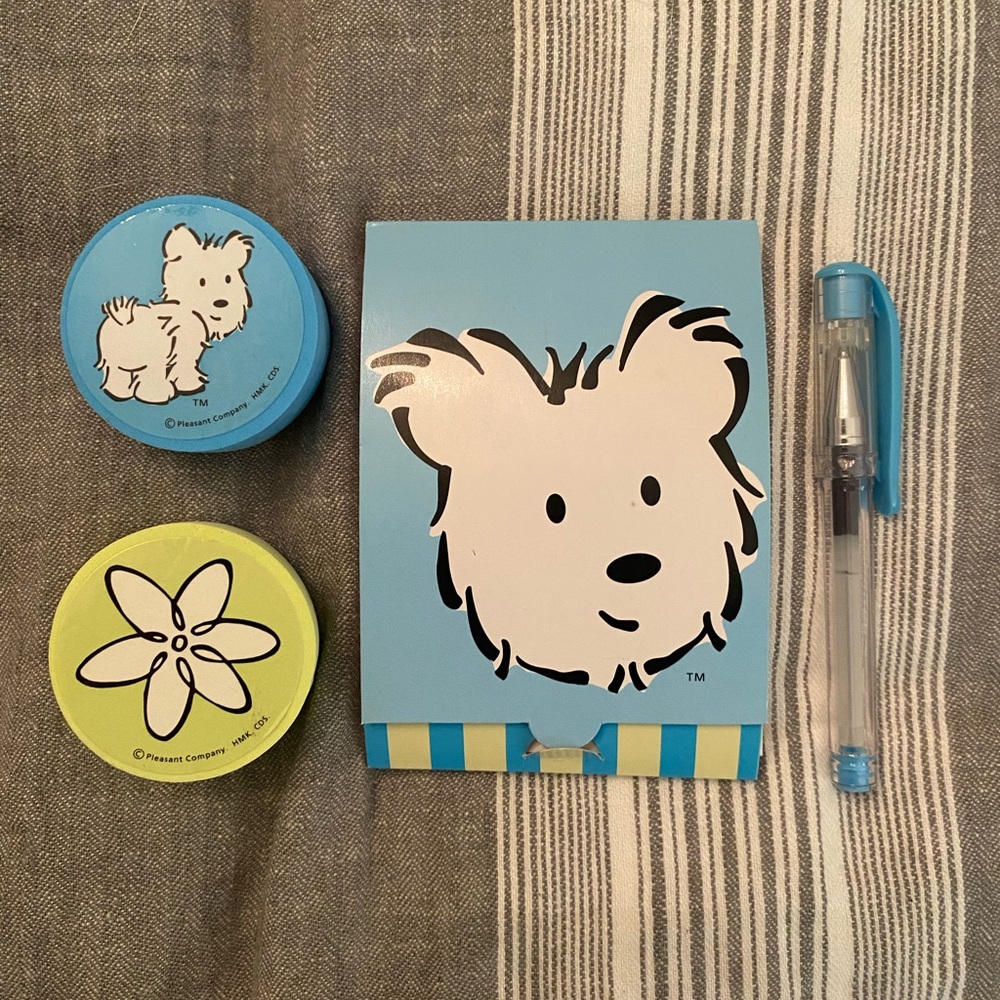 American Girl Coconut Themed Stationery Set